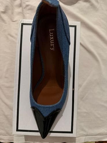 Туфли, 38, Новый, цвет - Синий