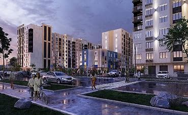 flat kant: 2 комнаты, 69 м², Элитка, 2 этаж, Готовая ПСО (под самоотделку) — 1