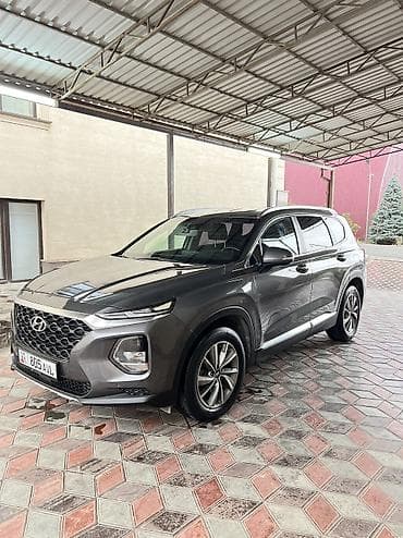 вмятина: Hyundai Santa Fe: 2020 г., 2 л, Автомат, Дизель, Кроссовер — 3