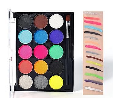 Профессиональные краски для аквагрима гиппераллиргенные при заказе