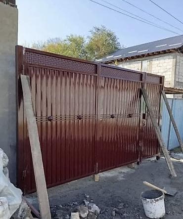 Двери на заказ: Ворота жазайбыз баардык фасондо материал калын Российский гарантиясы — 7