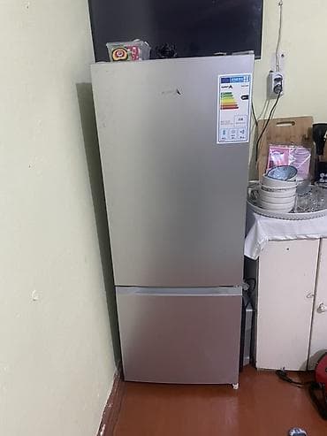 mix 4: Холодильник с нижней морозильной камерой, серебристый цвет (серый — 1