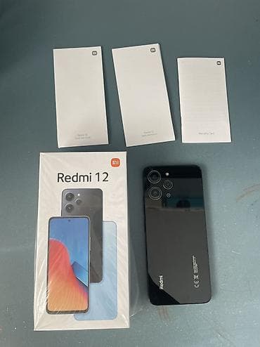 Xiaomi, 12, Б/у, 128 ГБ, цвет - Черный, 1 SIM
