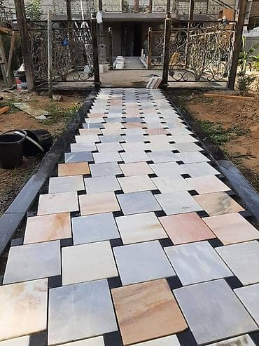 гранитная: Тротуарная плитка, Квадрат, Гранитная, Для лестницы, Новый — 1