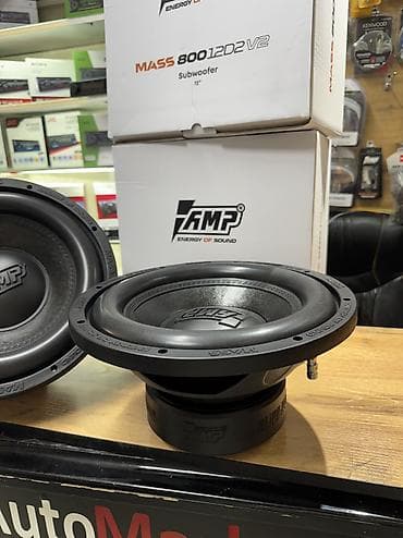 Автоэлектроника: Сабвуферы AMP Energy of Sound — серия MASS, 12" Варианты: - MASS 500 — 8