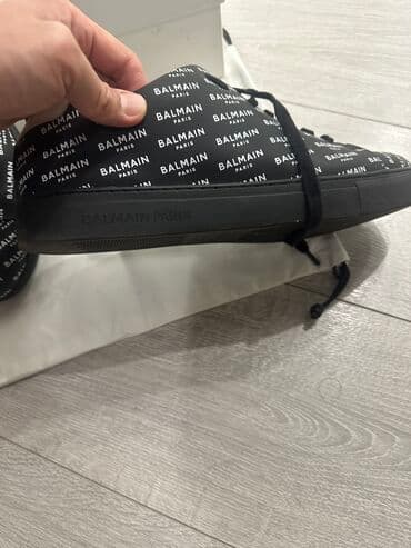 yeezy foam: Кроссовки Balmain черного цвета . Стильный вариант для повседневного и — 5