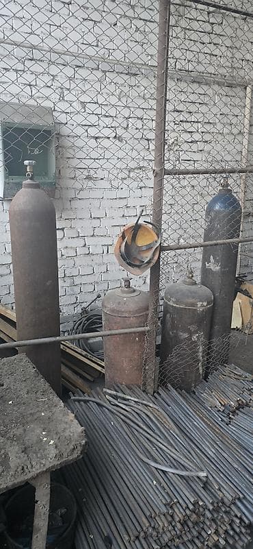 Комплект газовых баллонов для сварки/резки металла - Баллоны высокого