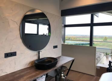 штора в ванную: Зеркала с подсветкой и без, под заказ по индивидуальным размерам и — 1