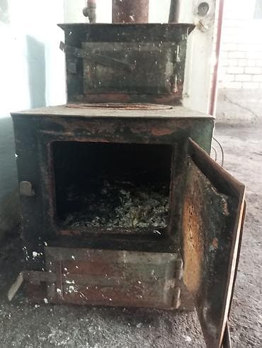 котёл уют: Металлическая печь-буржуйка с варочной поверхностью - Материал — 1
