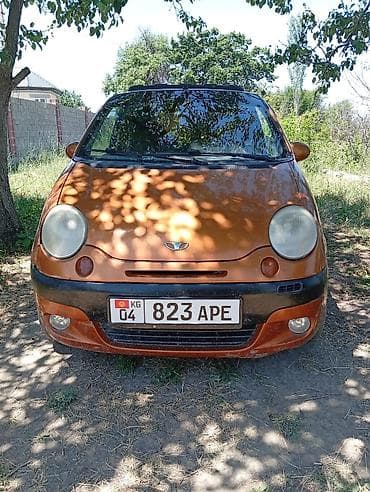 Унаа: Daewoo Matiz: 2002 г., 0.8 л, Кол менен иштөөчү, Бензин, Седан — 6