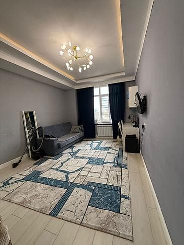 osh flat: 2 комнаты, 75 м², Асанбай мкр Элитка, 7 этаж — 6