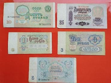 Набор банкнот Кыргызстана и Казахстана для коллекционеров. Состав — 6