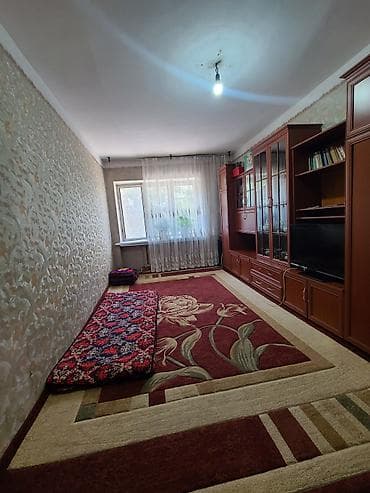 квартиры в рассрочку сокулук: 2 комнаты, 45 м², Хрущевка, 1 этаж, Старый ремонт — 3