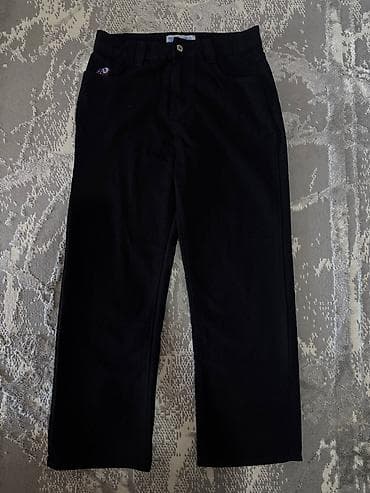 биг бои джинсы: Джинсы Big Boy, черные - Классический прямой крой - Застёжка на — 1