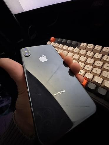 чехлы на айпад бишкек: IPhone X, Space Gray, 100 % — 1