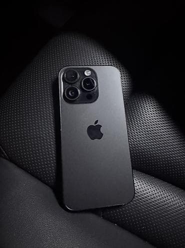 IPhone 15 Pro, Б/у, 128 ГБ, Black Titanium, 83 %