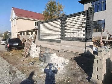 Ремонт и строительство: Пескоблок Рваный, Заборный, 400x200x200, Самовывоз — 4