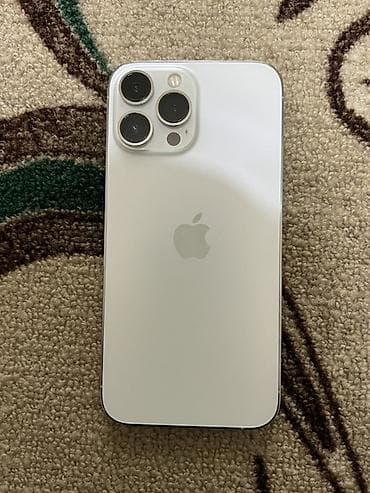 IPhone 13 Pro Max, 128 ГБ, Белый, Защитное стекло, Чехол, 78 %