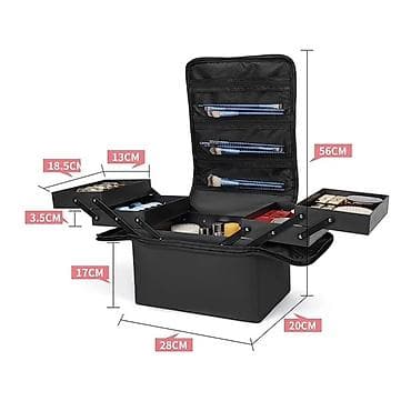 чемодан для косметики: Профессиональный чемодан-органайзер для косметики - Тип: сумка-кейс — 3