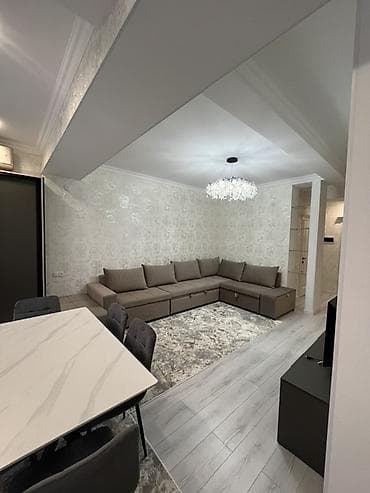 квартиры бишкек 1 комнатная: 1 комната, 43 м², Элитка, 3 этаж, Дизайнерский ремонт — 7