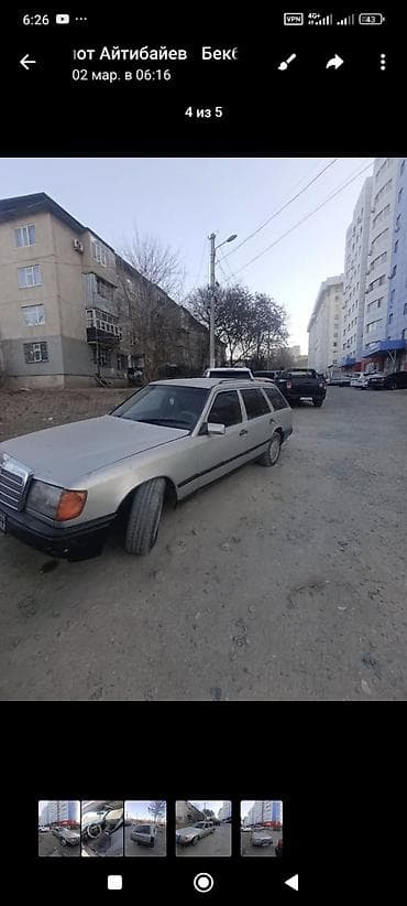 Унаа: Mercedes-Benz W124: 1989 г., Кол менен иштөөчү, Универсал — 5