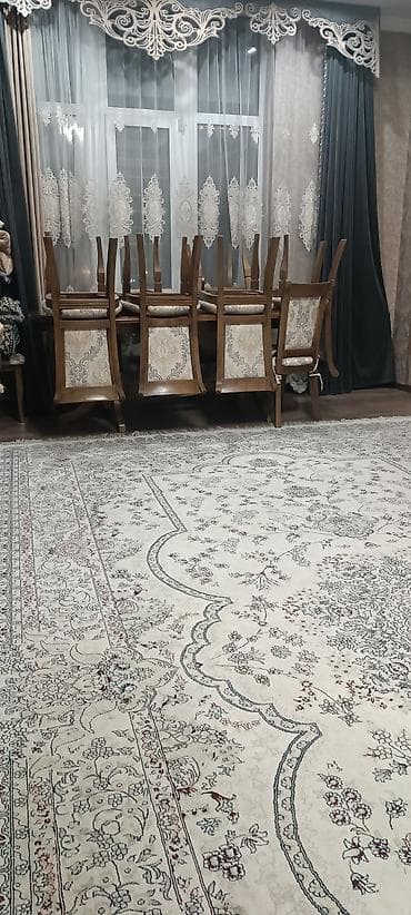 dinner table: Стол и стул для зала, Б/у, Самовывоз, цвет - Бежевый — 3