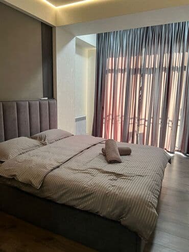 авангард квартиры в бишкеке: 1 комната, Душевая кабина, Постельное белье, Кондиционер — 2