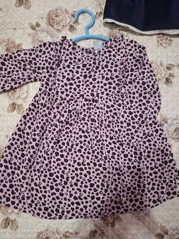 сарафан для беременных: Детское платье, цвет - Синий, Б/у — 3