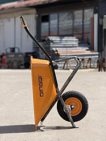 Садовые инструменты и инвентарь: Садово-строительная тачка и тележка, Стальная, Одноколесная, Новый — 3