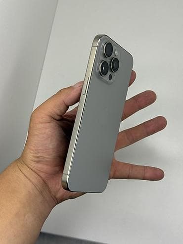монитор 1920x1080: IPhone 15 Pro Max, Б/у, 256 ГБ, Natural Titanium, 89 % — 6