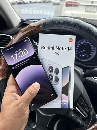 Redmi, Redmi Note 14 Pro, Б/у, 256 ГБ, цвет - Черный, 2 SIM