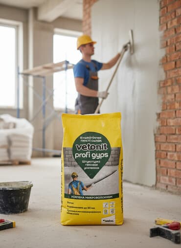 профил для гипсакартон: Гипсовая штукатурка Vetonit Profi Gyps, усиленная микроволокном — 1