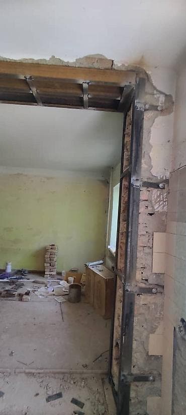 Полдорду бузуу, Шыптарды чечүү, Чатырларды демонтаждоо | Боёкторун кетирүү, Гипсокартон дубалы, Тосмолорду бузуу | Тактай шыптарды чечүү, Асма шыптарды чечүү, Эски тушкагаздардан тазалоо | Жыгач полду демонтаждоо, Эски лагды демонтаждоо, Линолеумду демонтаждоо | Шифер чатыр, Металл черепицадан жасалган чатыр, Жумшак чатыр 6 жылдан ашык тажрыйба