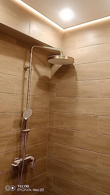 Кухонные принадлежности: Душевая система с верхним тропическим душем и ручной лейкой - — 2