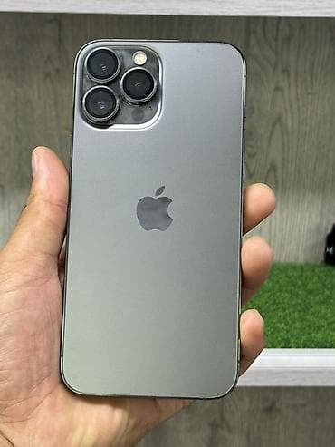apple iphone 5: IPhone 13 Pro Max, Б/у, 128 ГБ, Space Gray, Коробка, В рассрочку, 100 % — 2