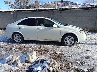 дэу матиз 1: Ниссан примера Седан белого цвета, 4 двери. Кузов с плавной линией — 1