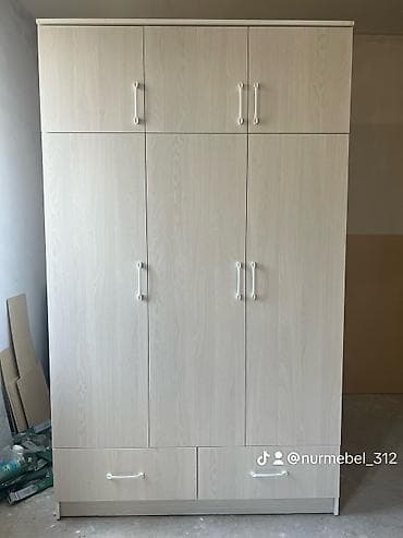 шкаф с доставкой: Шифоньер, шкаф для одежды, Новый, Прямой, ЛДСП — 6