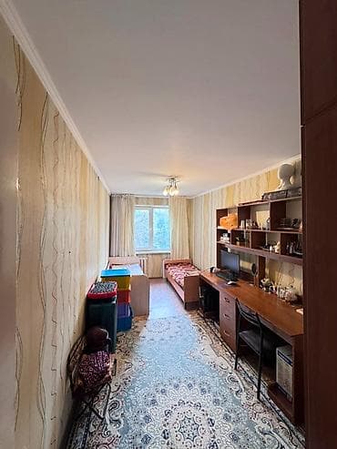 Квартиры: 3 комнаты, 58 м², Боконбаева/Уметалиева 104 серия, 3 этаж, Косметический ремонт — 3