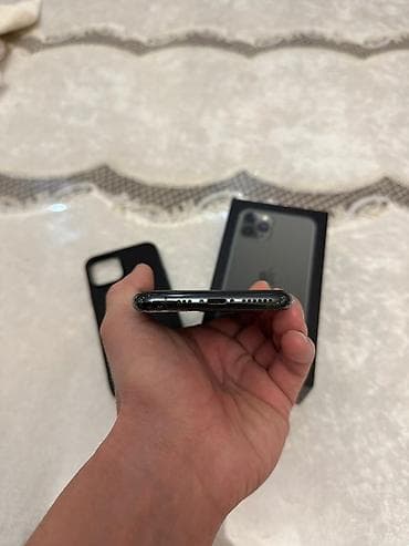 full construction: IPhone 11 Pro, 256 ГБ, Matte Midnight Green, Защитное стекло, Чехол, Коробка, 71 % — 8