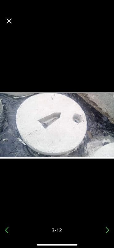 колцо бетон: 2 метровый 1.5 метровый 1 метровый канализация делаем кольца калодец — 15