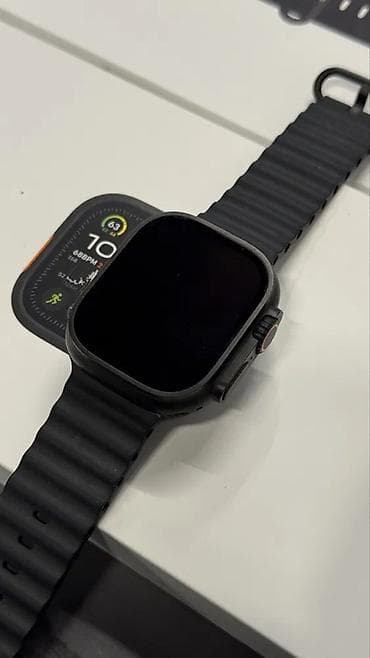 часы китайские: Смарт-часы в стиле Apple Watch Ultra (корпус квадратной формы с — 3