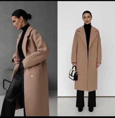 Выездные банкеты: Продаю пальто от бренда Lave в модном бежевом цвете. Длина 115см — 1