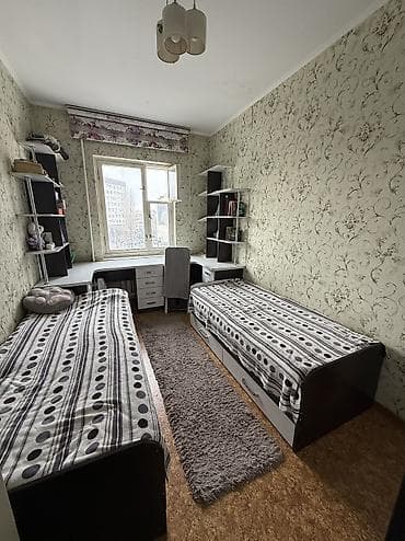 flat osh: 3 комнаты, 70 м², 105 серия, 4 этаж, Косметический ремонт — 5