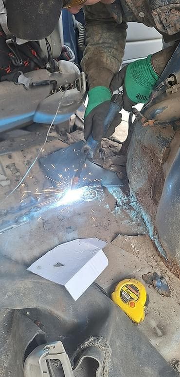 ремонт пушки: Сварка глушител лагжрон чашка чирик жазайбыз — 1