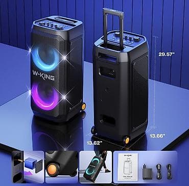 колонка: 🔊 W-KING T12 — мощная портативная Bluetooth-колонка 270 Вт Продается — 8