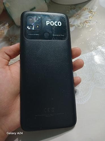 poco 6: Poco C40, Б/у, 64 ГБ, цвет - Черный, 2 SIM — 1