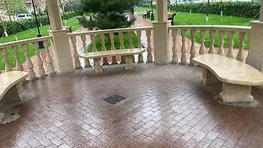 Скамейка Металл, Со спинкой, Без крыши