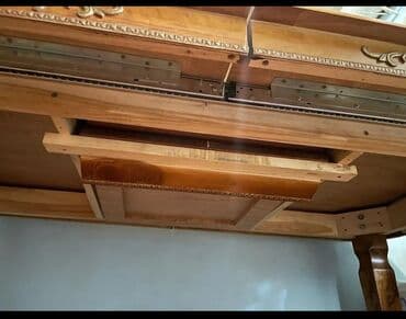 мебель для дома б у: Кухонный стол, Б/у, Прямоугольный, Раскладной — 4