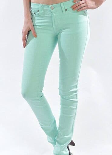 скинни: Джинсы скинни с высокой талией для лета AEROPOSTALE, размер — 1