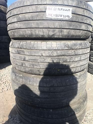 mazda primacy: Шины 195 / 55 / R 16, Лето, Б/у, Комплект, Легковые, Michelin — 1